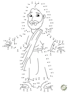 Christian Dot to dot Worksheets Bible Story Printables digital Download Etsy
