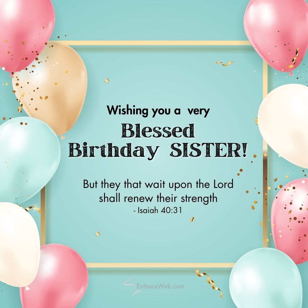 Birthday Bible Quotes For Sister