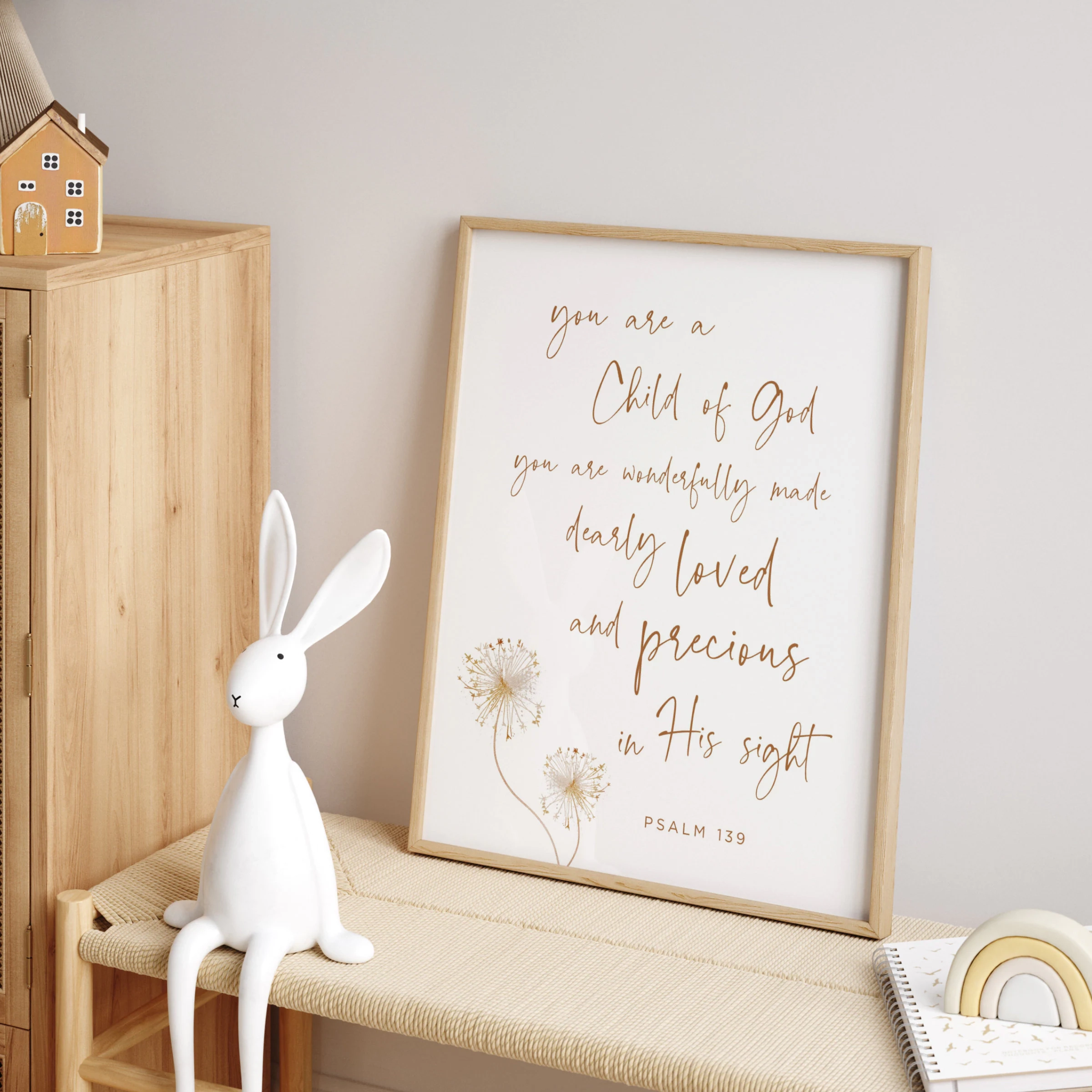 Christian Nursery Print You Are A Child Of God Psalm 139 Bible Verse Girl Nursery Wall Art With Wildflower Baby Shower Gift Etsy Sweden