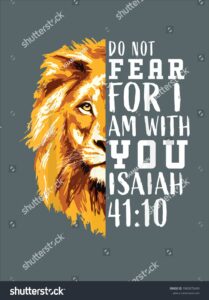 Christian Religious Bible Verse Sayings Lion Stock Vector Royalty Free 1989875699 Shutterstock