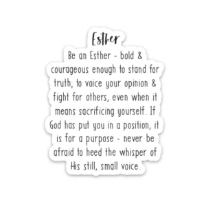 Christian Stickers Faith Inspired Bible Verse Quotes Esther 4 14 Decal Etsy Finland