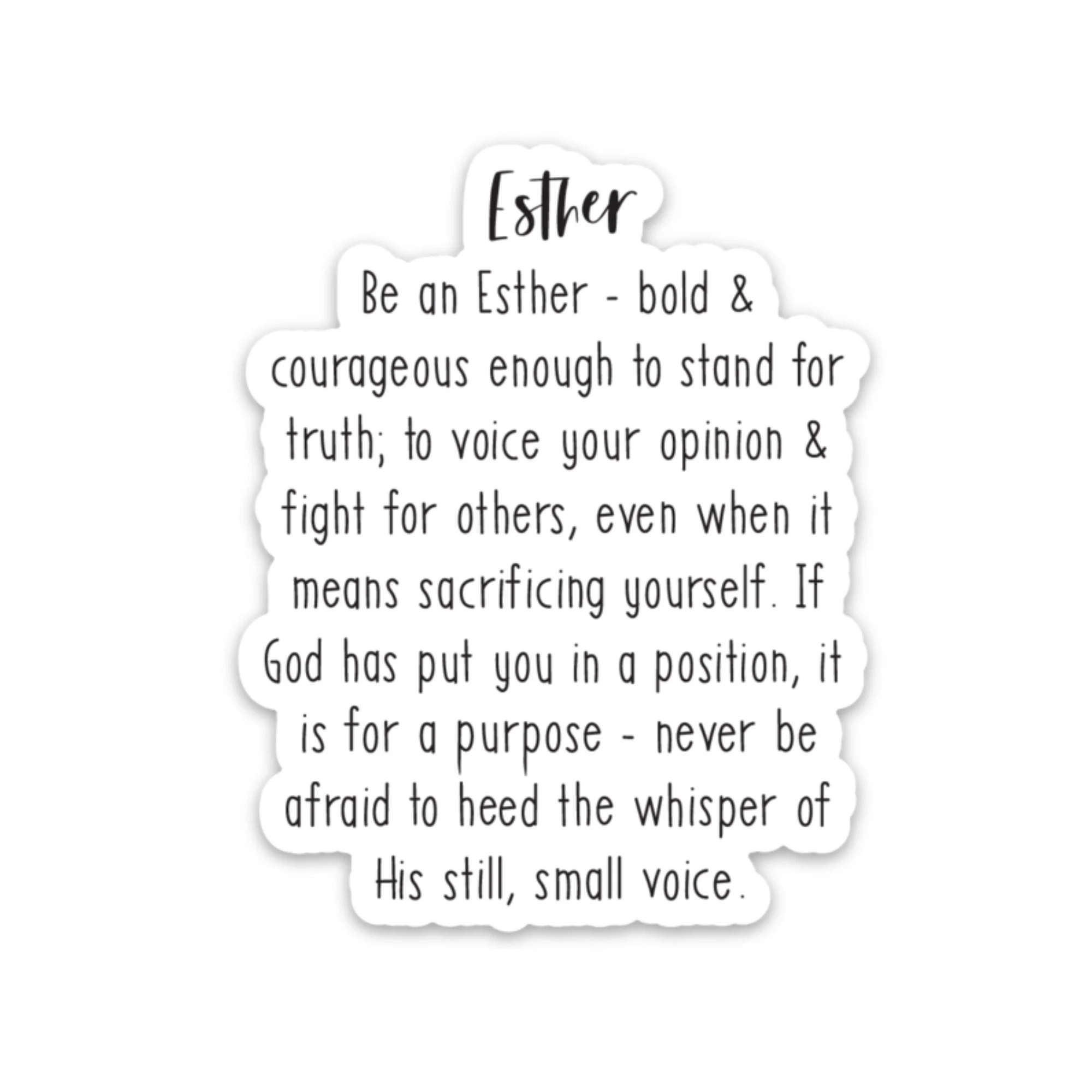 Christian Stickers Faith Inspired Bible Verse Quotes Esther 4 14 Decal Etsy Finland