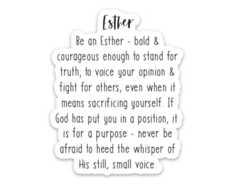Christian Stickers Faith Inspired Bible Verse Quotes Esther 4 14 Decal Etsy Finland