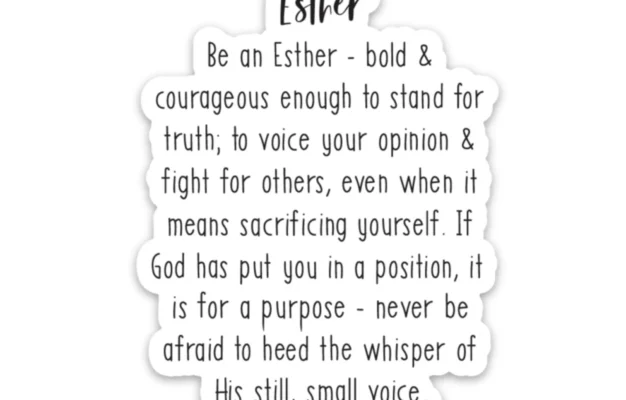 Christian Stickers Faith Inspired Bible Verse Quotes Esther 4 14 Decal Etsy Finland