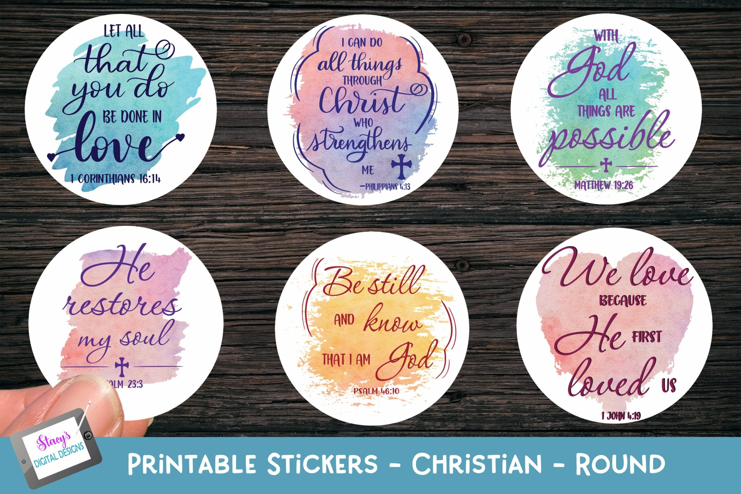 Bible Stickers Printable