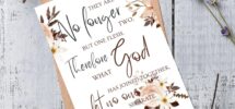 Christian Wedding Card Bible Verse Congratulations PDF Download Etsy Israel