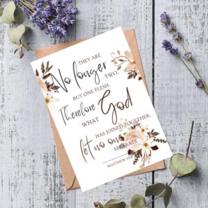 Christian Wedding Card Bible Verse Congratulations PDF Download Etsy Israel
