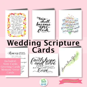 Christian Wedding Cards Printable Scripture Bridal Shower Card Wedding Shower Thank You Wedding Bible Verse About Marriage Scripture Card Etsy