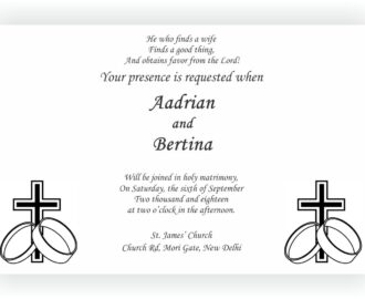Christian Wedding Invitation Wordings CHOCOCRAFT