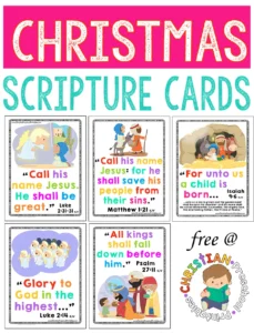 Christmas Bible Verse Cards The Crafty Classroom