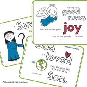Christmas Bible Verses ABCJesusLovesMe