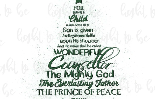 Christmas Bible Verses Sublimation Design Hand Drawn PNG Digital Download Christian Christmas Christmas Tree Religious Winter Etsy