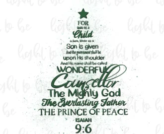 Christmas Bible Verses Sublimation Design Hand Drawn PNG Digital Download Christian Christmas Christmas Tree Religious Winter Etsy Finland
