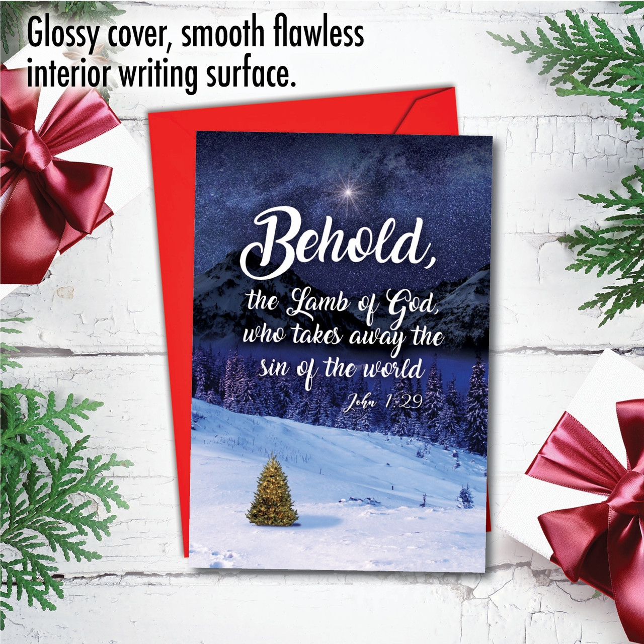 Christmas Quotes John 1 29 I Merry Christmas Greeting Cards