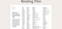 Chronological Bible Reading Plan one Year Scripture Tracker Christian Planner A4 Letter Size Printable Etsy Israel