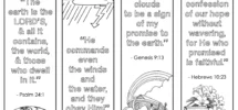 Color Your Own Bible Bookmarks Flanders Family Home Life