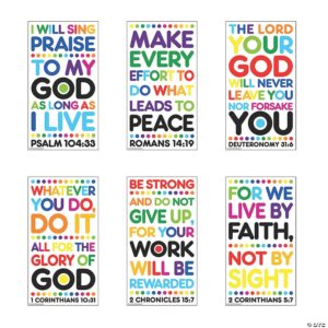 Colorful Bible Verse Posters
