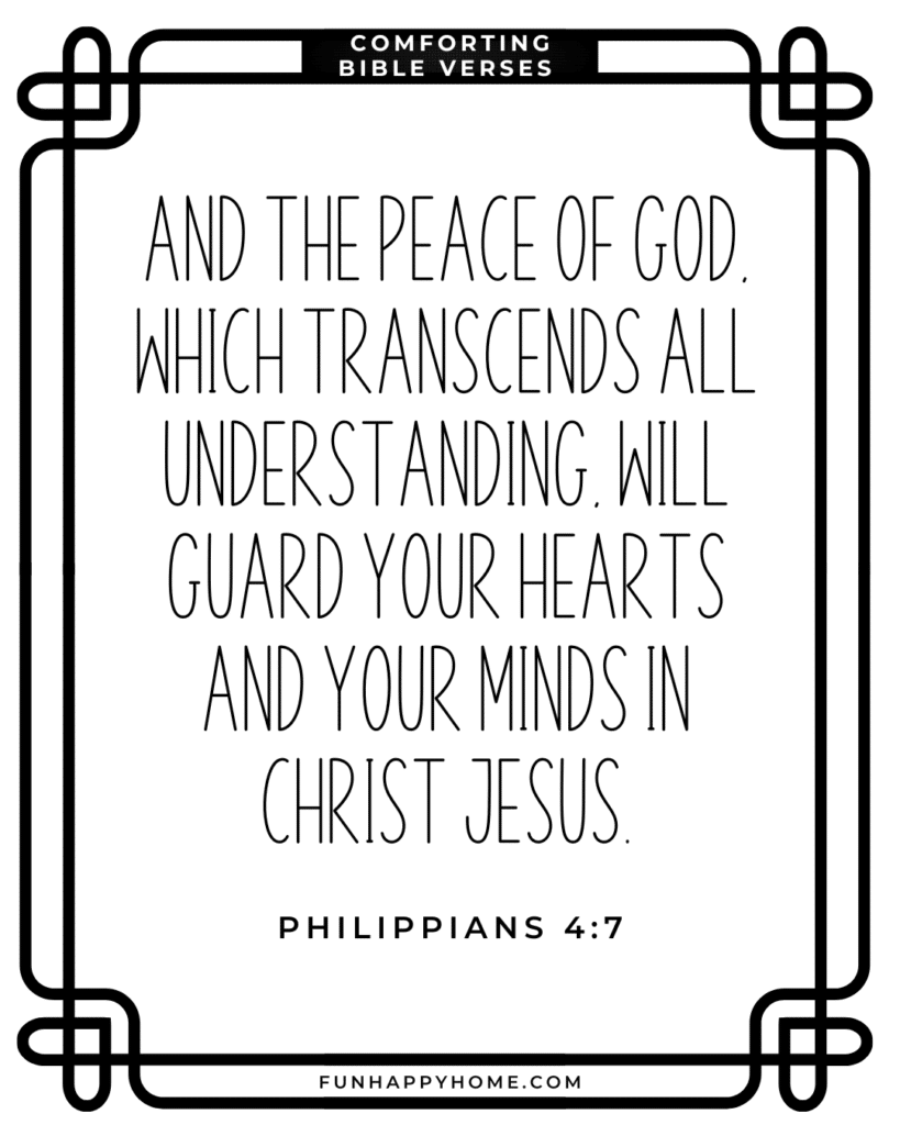 Comforting Bible Verses About Grief Death And Loss Fun Happy Home