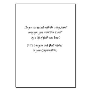 Confirmation Card St Patrick s Guild
