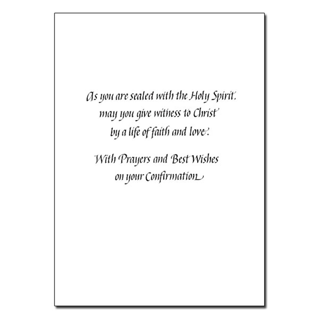 Confirmation Card St Patrick s Guild