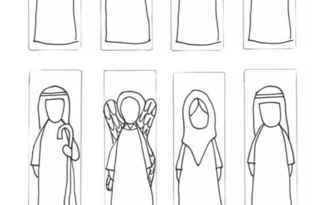 Creative Storytelling Freestanding Bible Characters To Colour And Make