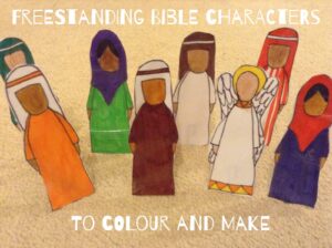Creative Storytelling Freestanding Bible Characters To Colour And Make
