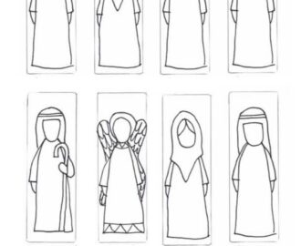 Creative Storytelling Freestanding Bible Characters To Colour And Make