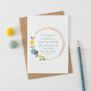 Crown Bible Verse Easter Card Pack By The Brook Creations