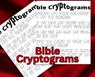 Cryptogram Bible Cryptograms From Healing Scriptures Printable Bible Games Four Corner