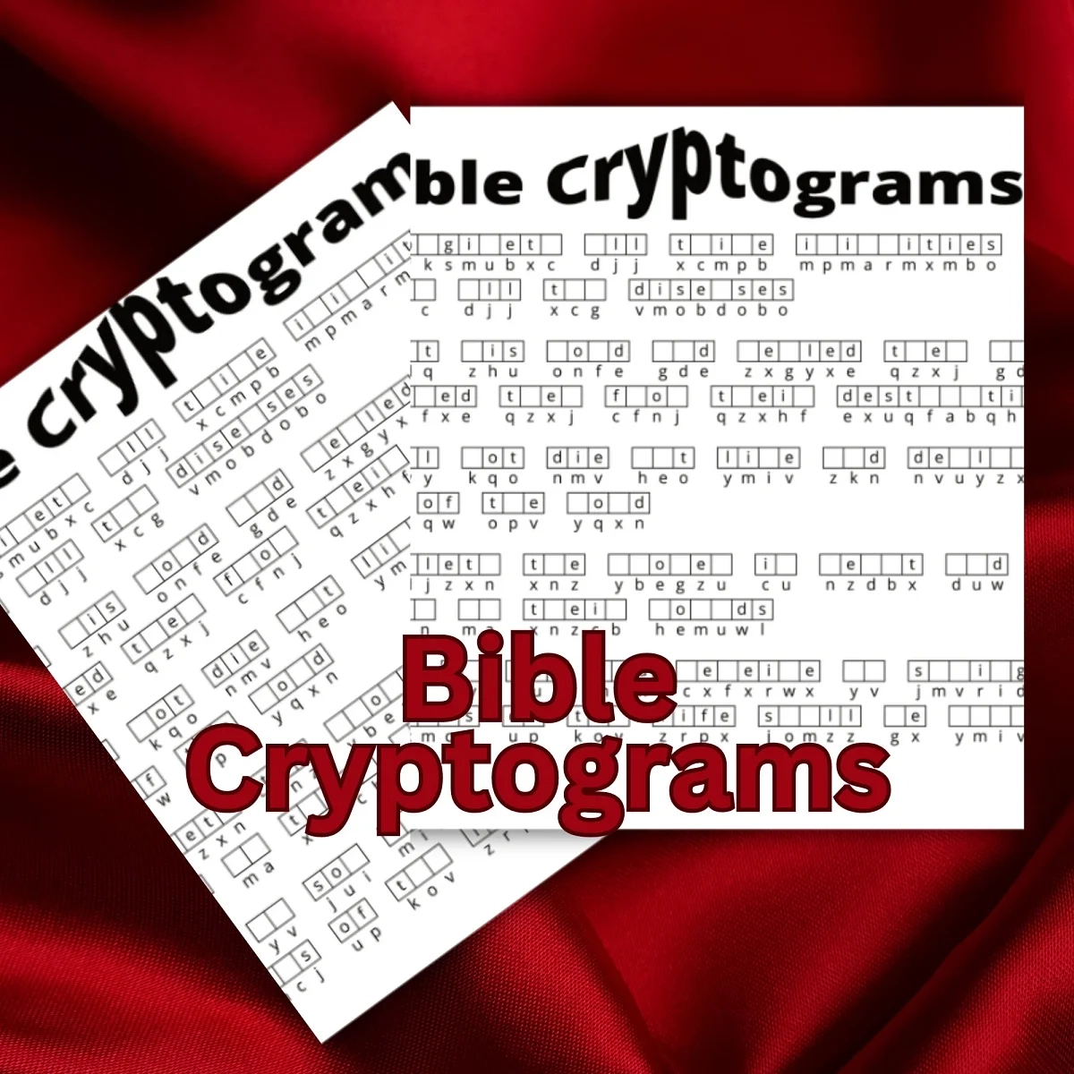 Cryptogram Bible Cryptograms From Healing Scriptures Printable Bible Games Four Corner