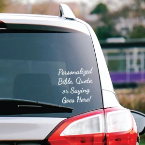 CUSTOM Bible Verse Car Decal Custom Christian Sticker Personalized Custom Christian Decal Custom Jesus Sayings Bible Verse Decal Etsy Canada