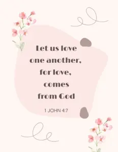Cute Pink Inspirational Bible Quotes Template Venngage