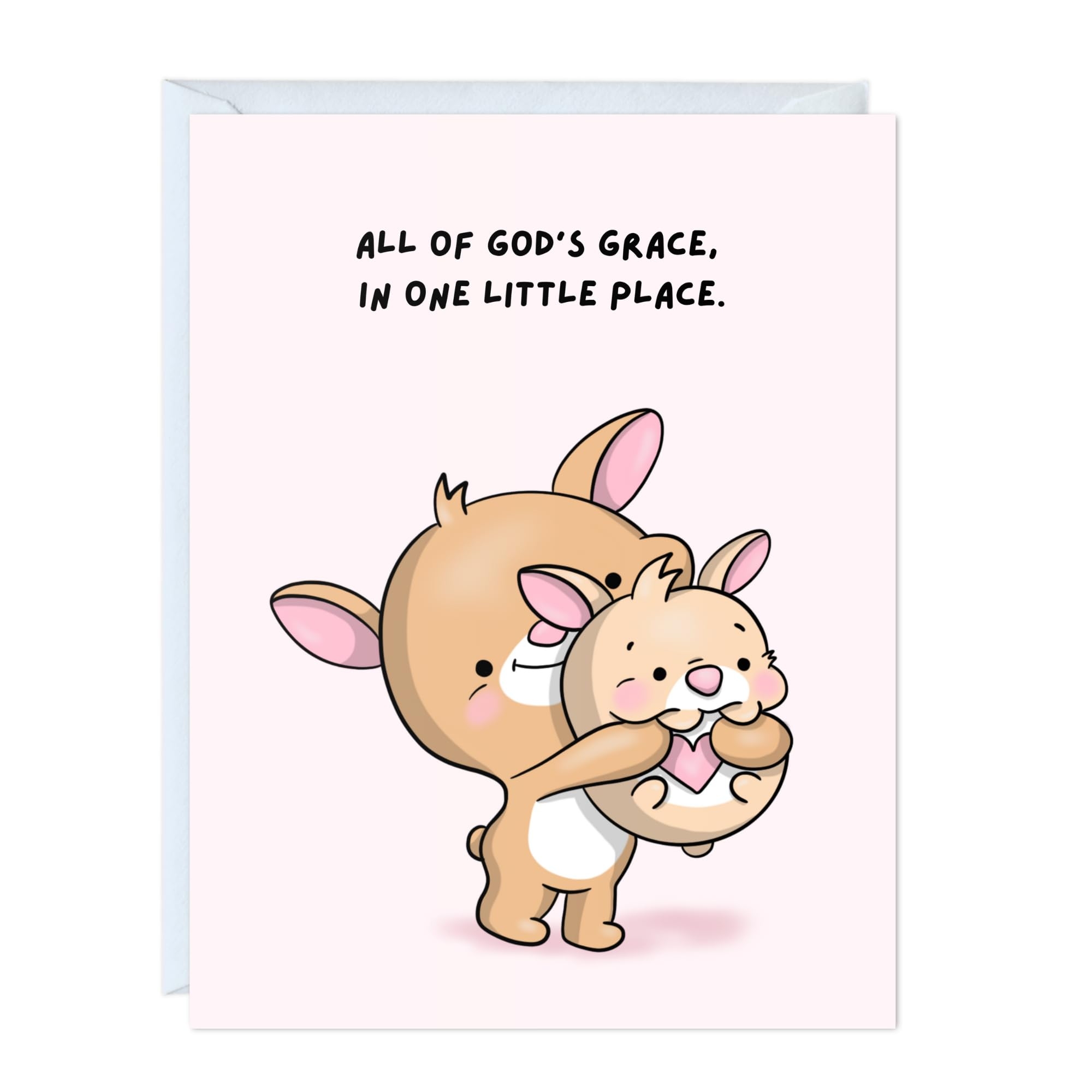 Cute Religious Greeting Card Baptism Christian Bible Quote Christening First Communion Confirmation Or Wedding Card 