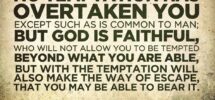 Daily Bible Verse About Temptation Bible Time