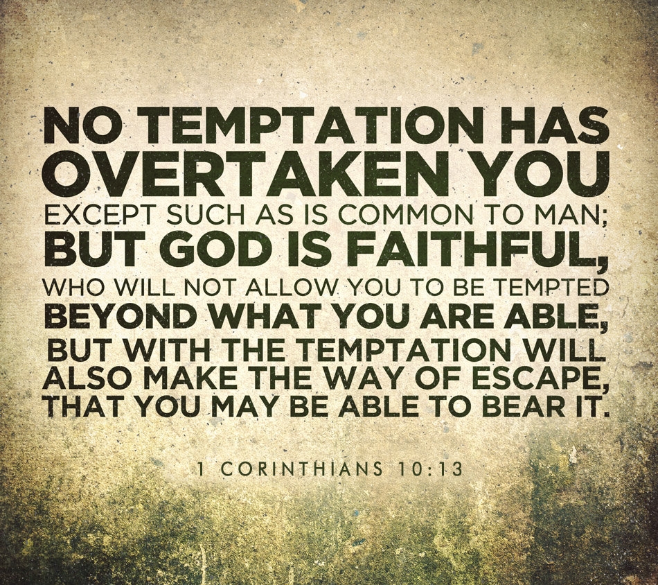 Daily Bible Verse About Temptation Bible Time