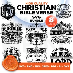 Daily Bible Verse SVG Bundle Scripture Of The Day Motivational Biblical Quotes Bible Shirts Christian Shirt Cricut God Quote About Life Etsy
