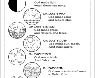 Days Of Creation Printables Flanders Family Home Life