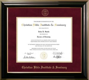 Degree Program Overview Christian Bible Institute Seminary