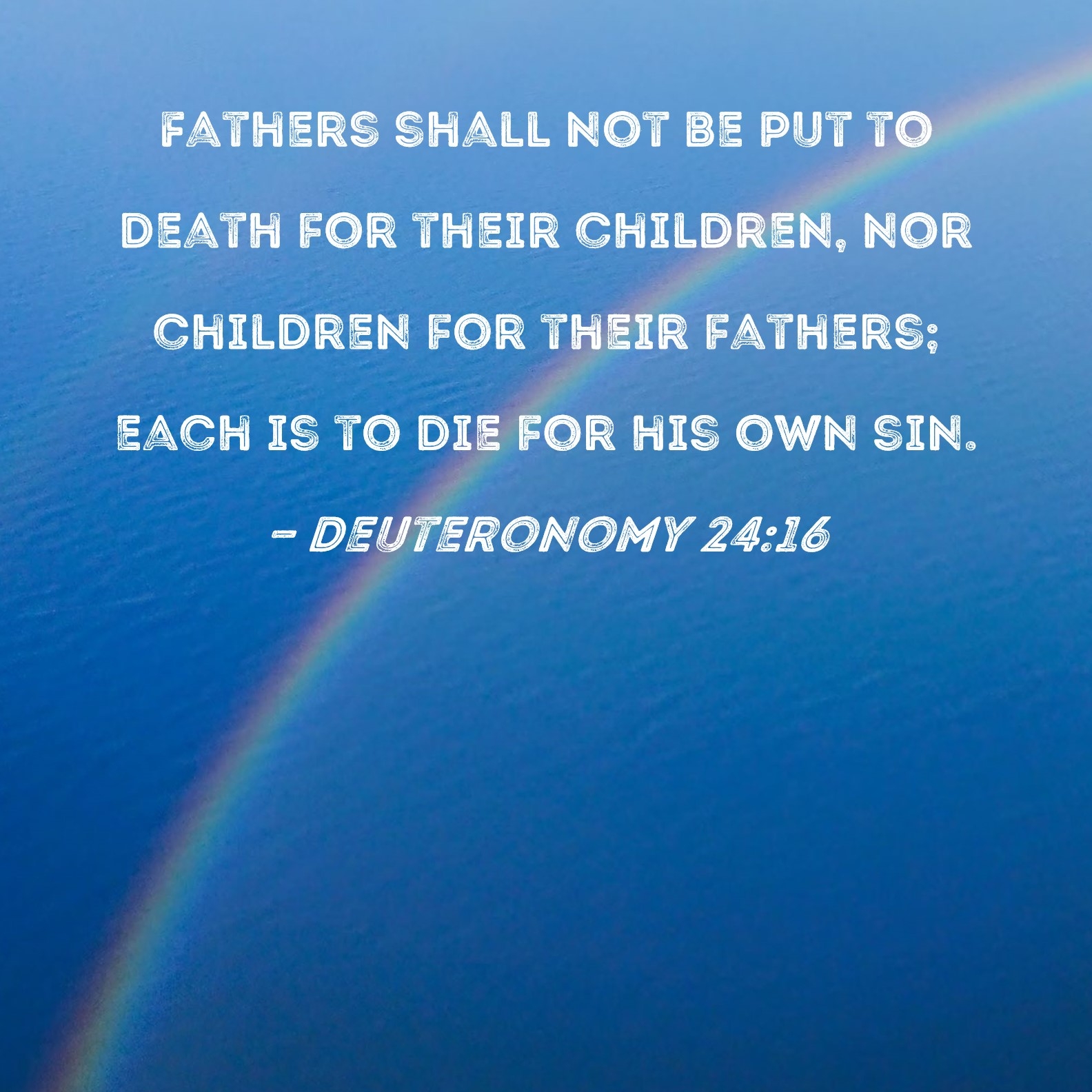 Sins Of The Father Bible Quote