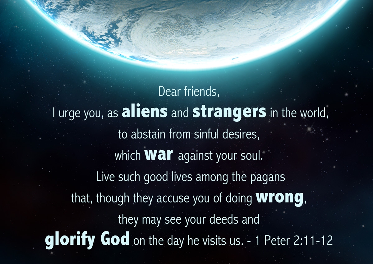Did You Know That The Bible Calls You An Alien Blog