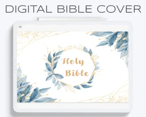 Digital Bible Cover Landscape Individual Cover PDF Cover Cover For IPad Bible Cover For Android Bible Digital Journaling Bible Etsy