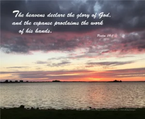 Digital Download Sunset With Scripture Series P6T1 Psalm 19 1 Etsy