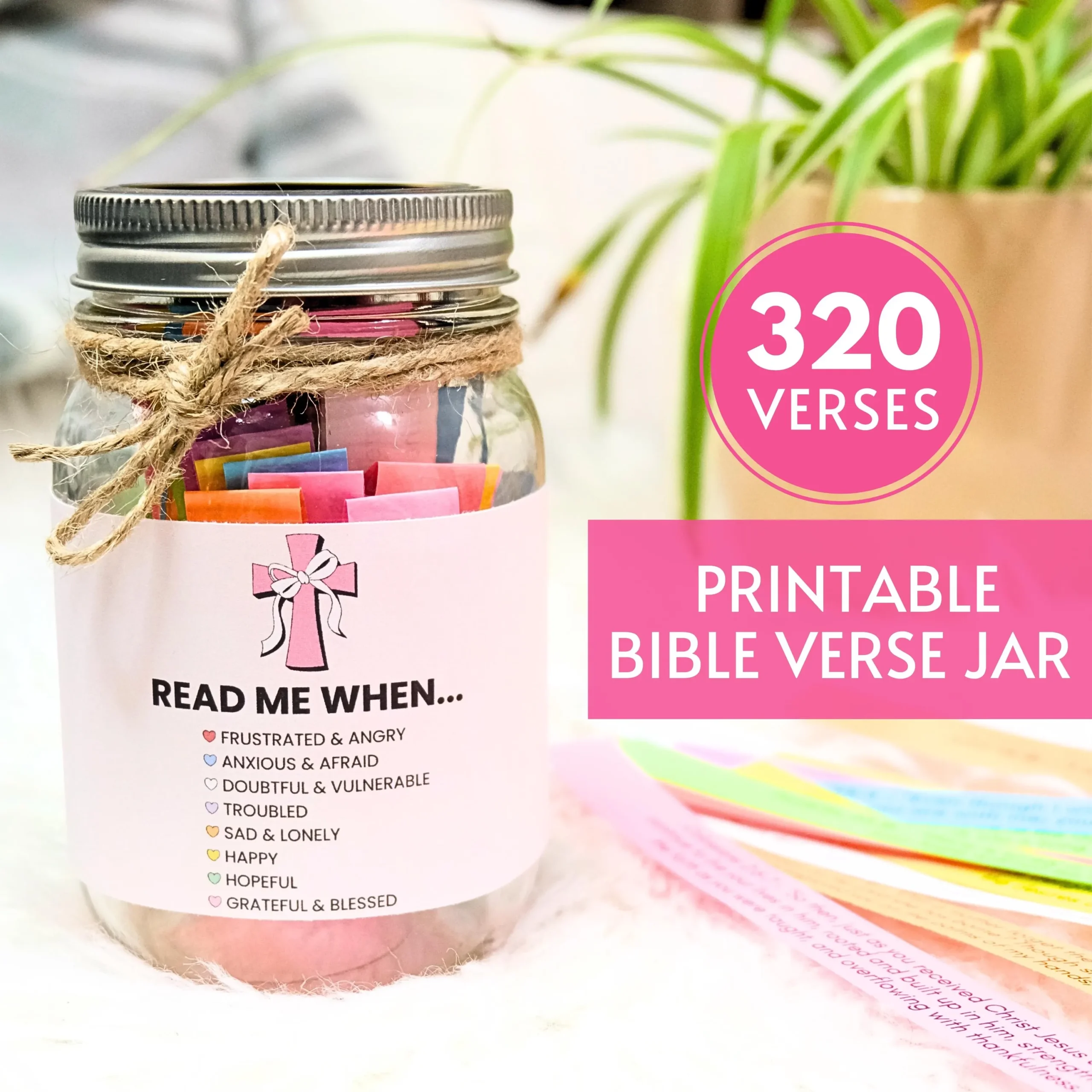Printable Bible Verse Jar