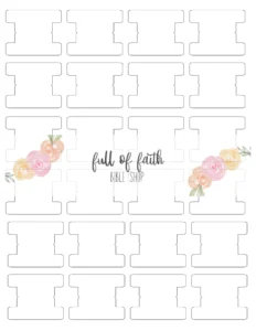 DIY Blank Page Tabs Bible Journal Planner JPEG Download Etsy