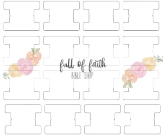 DIY Blank Page Tabs Bible Journal Planner JPEG Download Etsy