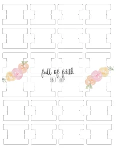 DIY Blank Page Tabs Bible Journal Planner JPEG Download Etsy