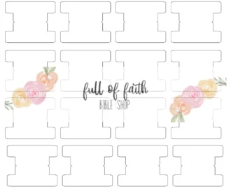 DIY Blank Page Tabs Bible Journal Planner JPEG Download Etsy