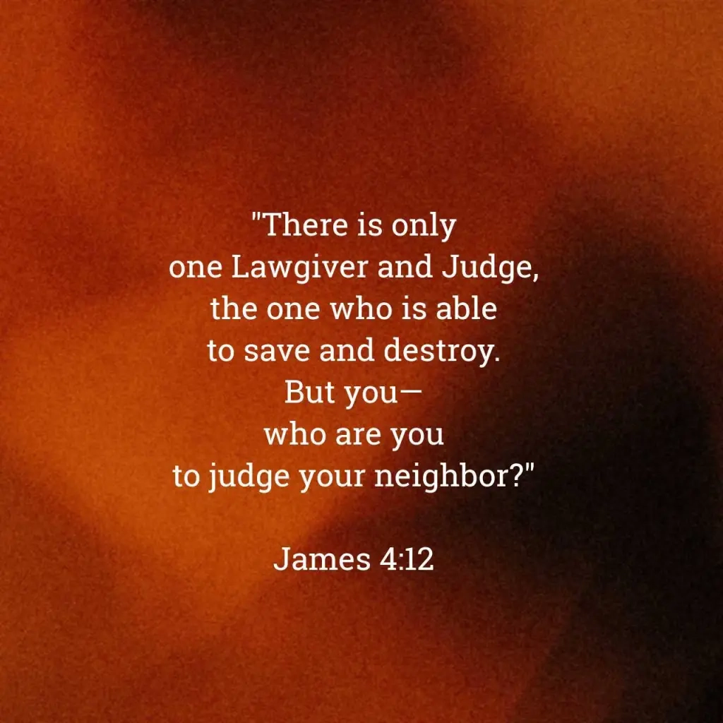 Do Not Judge Navigating By Faith
