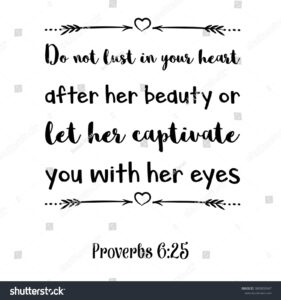 Do Not Lust Your Heart After Stock Vector Royalty Free 1805855947 Shutterstock
