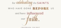 Do You Know About All Saints Day